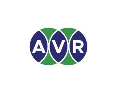 AVR logo tasarım vektör şablonu. AVR