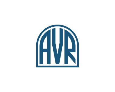 AVR logo tasarım vektör şablonu. AVR