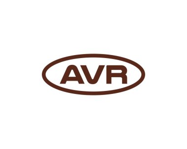 AVR logo tasarım vektör şablonu. AVR