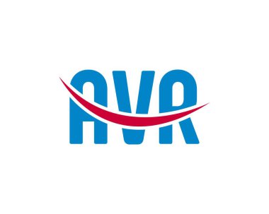 AVR logo tasarım vektör şablonu. AVR
