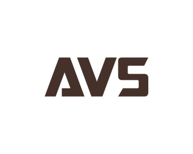 AVS logo tasarım vektör şablonu. AVS