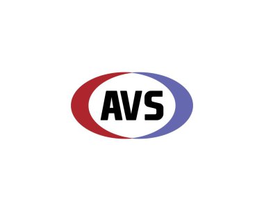 AVS logo tasarım vektör şablonu. AVS