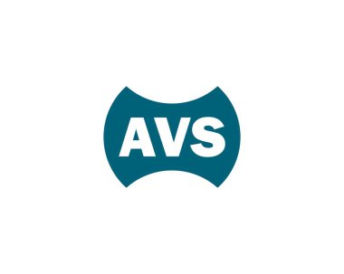 AVS logo tasarım vektör şablonu. AVS