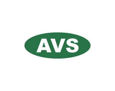 AVS logo tasarım vektör şablonu. AVS