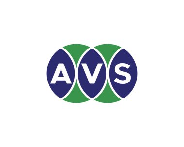 AVS logo tasarım vektör şablonu. AVS