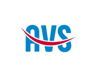 AVS logo tasarım vektör şablonu. AVS