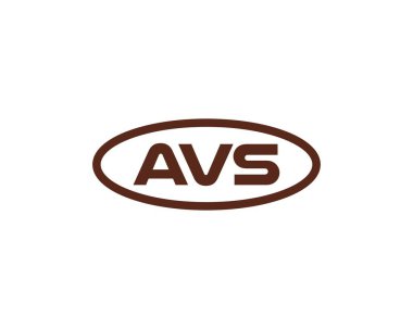AVS logo tasarım vektör şablonu. AVS