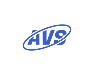 AVS logo tasarım vektör şablonu. AVS