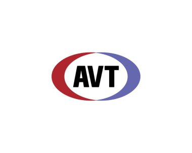 AVT logo tasarım vektör şablonu. AVT