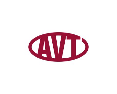 AVT logo tasarım vektör şablonu. AVT