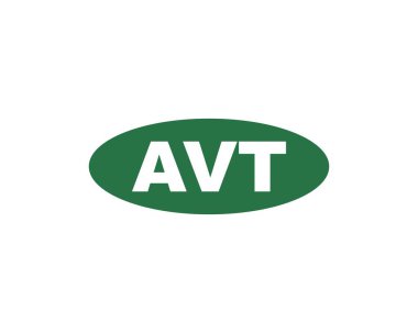 AVT logo tasarım vektör şablonu. AVT
