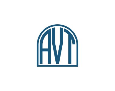 AVT logo tasarım vektör şablonu. AVT
