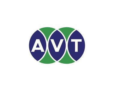 AVT logo tasarım vektör şablonu. AVT