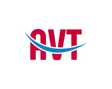 AVT logo tasarım vektör şablonu. AVT