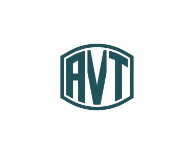 AVT logo tasarım vektör şablonu. AVT