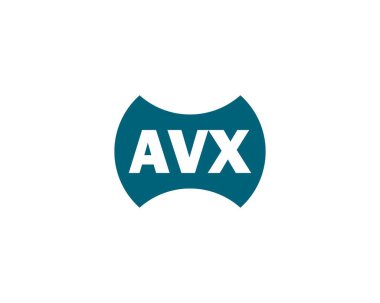AVX logo tasarım vektör şablonu. AVX