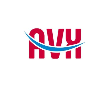 AVX logo tasarım vektör şablonu. AVX