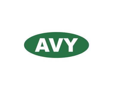 AVY logo tasarım vektör şablonu. AVY