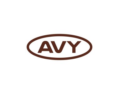AVY logo tasarım vektör şablonu. AVY