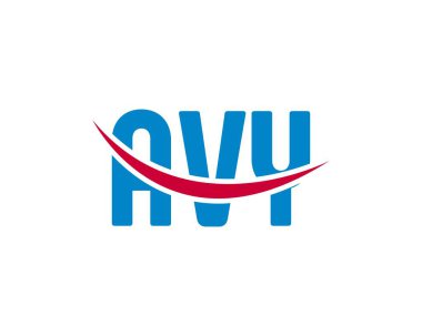 AVY logo tasarım vektör şablonu. AVY