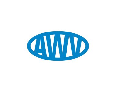 AWV logo tasarım vektör şablonu. AWV