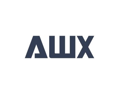 AWX Logo tasarım vektör şablonu. AWX