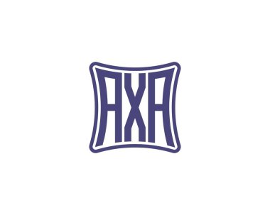 AXA logo tasarım vektör şablonu. AXA