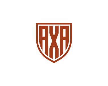 AXA logo tasarım vektör şablonu. AXA