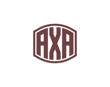 AXA logo tasarım vektör şablonu. AXA