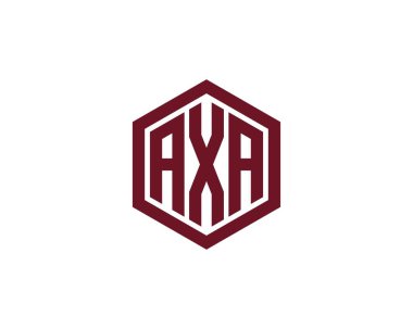 AXA logo tasarım vektör şablonu. AXA