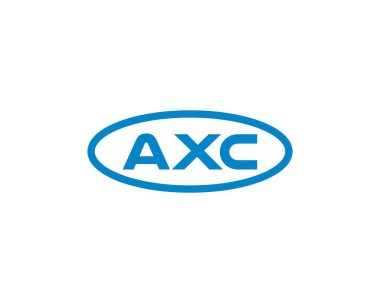 AXC Logo tasarım vektör şablonu. AXC