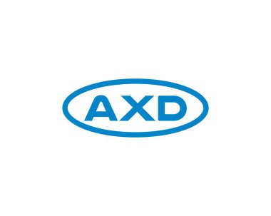 AXD logo tasarım vektör şablonu. AXD