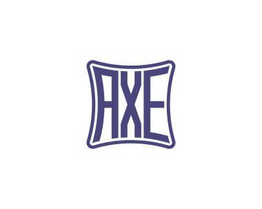 AXE logo tasarım vektör şablonu. AXE