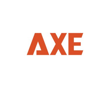 AXE logo tasarım vektör şablonu. AXE