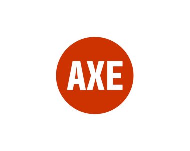 AXE logo tasarım vektör şablonu. AXE