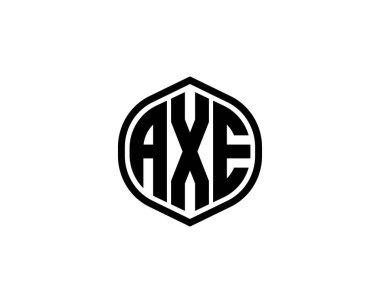 AXE logo tasarım vektör şablonu. AXE