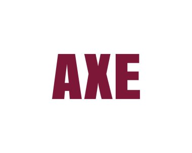 AXE logo tasarım vektör şablonu. AXE