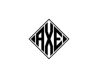 AXE logo tasarım vektör şablonu. AXE