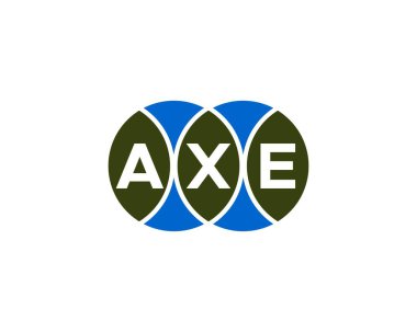 AXE logo tasarım vektör şablonu. AXE