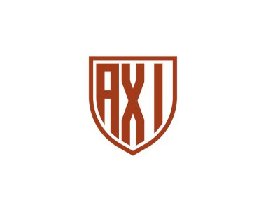 AXI logo tasarım vektör şablonu. AXI