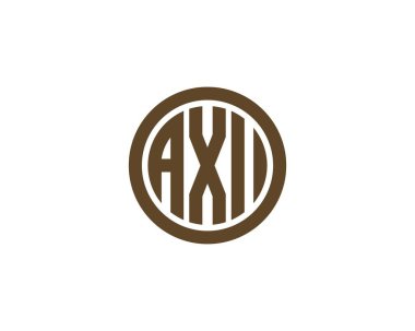 AXI logo tasarım vektör şablonu. AXI