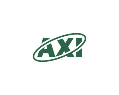 AXI logo tasarım vektör şablonu. AXI