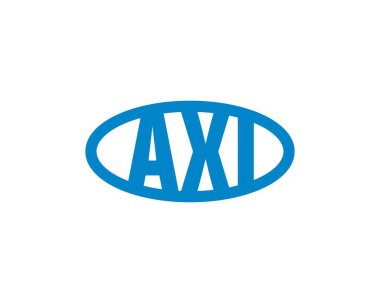AXI logo tasarım vektör şablonu. AXI