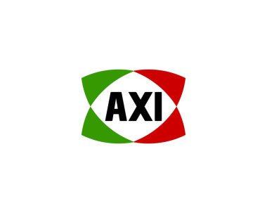 AXI logo tasarım vektör şablonu. AXI