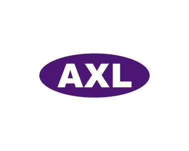 AXL logo tasarım vektör şablonu. AXL
