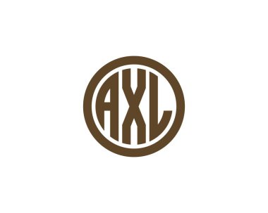 AXL logo tasarım vektör şablonu. AXL