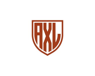 AXL logo tasarım vektör şablonu. AXL
