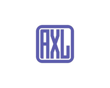 AXL logo tasarım vektör şablonu. AXL