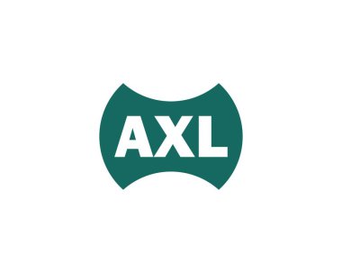 AXL logo tasarım vektör şablonu. AXL