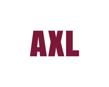 AXL logo tasarım vektör şablonu. AXL